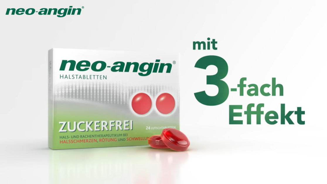 Gegen Akute Halsschmerzen Neo angin Mit Neuem Werbespot PTAheute